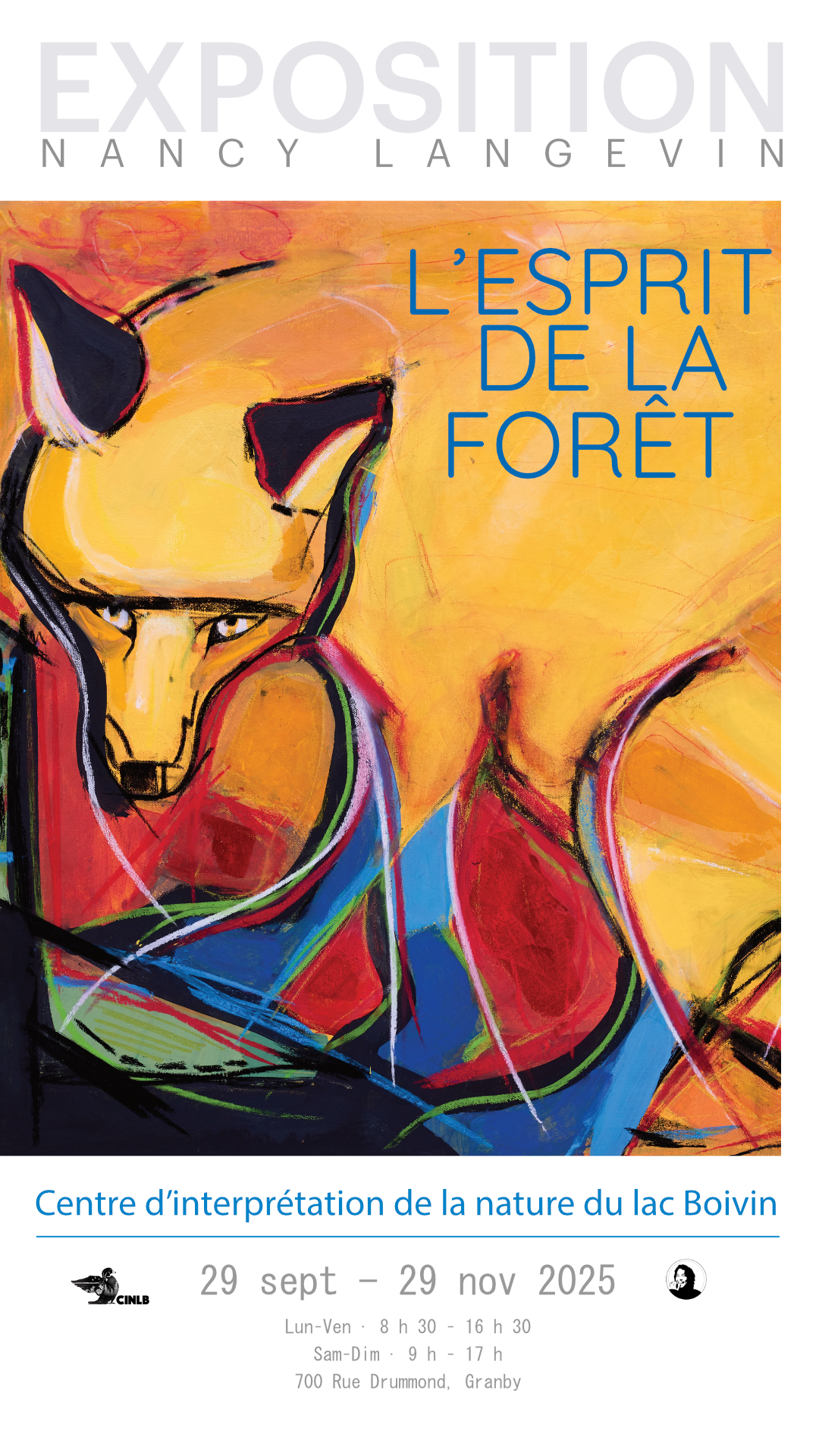 Affiche : Exposition « L’Esprit de la forêt »